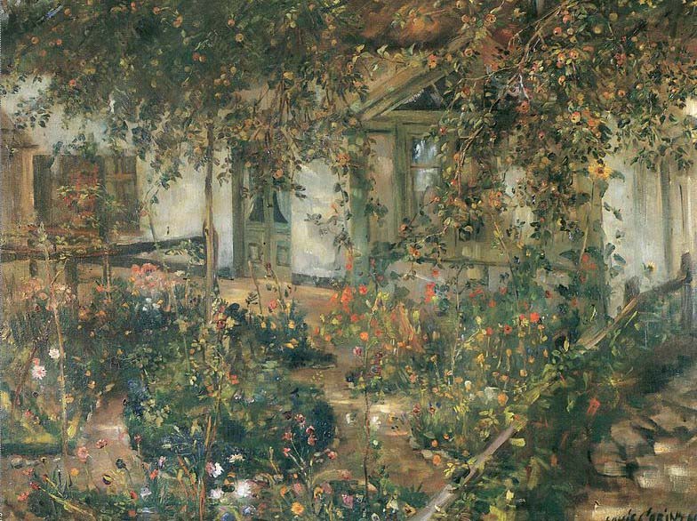 Lovis Corinth Bluhender Bauerngarten